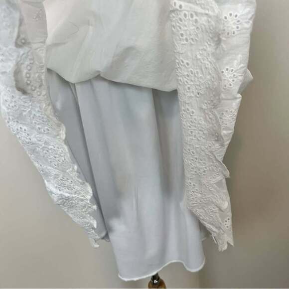 Blue Rain Francesca White Laney Off The Shoulder Dress size M - Picture 9 of 9